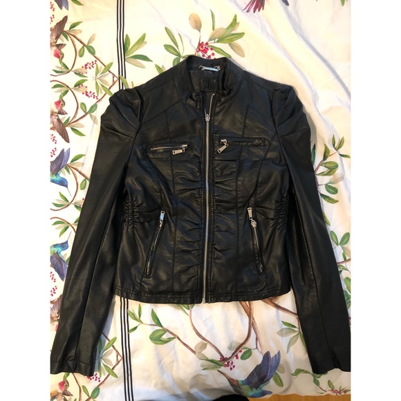 L2 Faux Leather Jacket - Picture 1 of 8